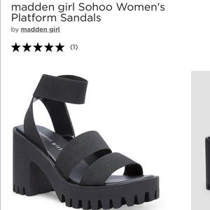 Madden girl Sohoo lug sandal